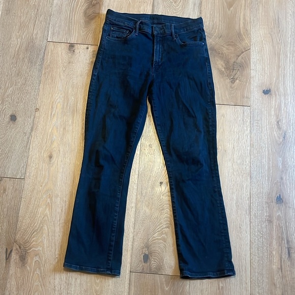 MOTHER The Insider Ankle in Black Bird Size 29 jeans - Picture 2 of 7